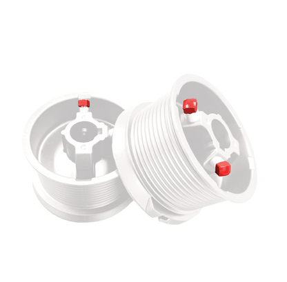 White Series - Cable Drums for Garage Doors up to 12' Door, Large Lift - Garage and Sliding Door Hardware