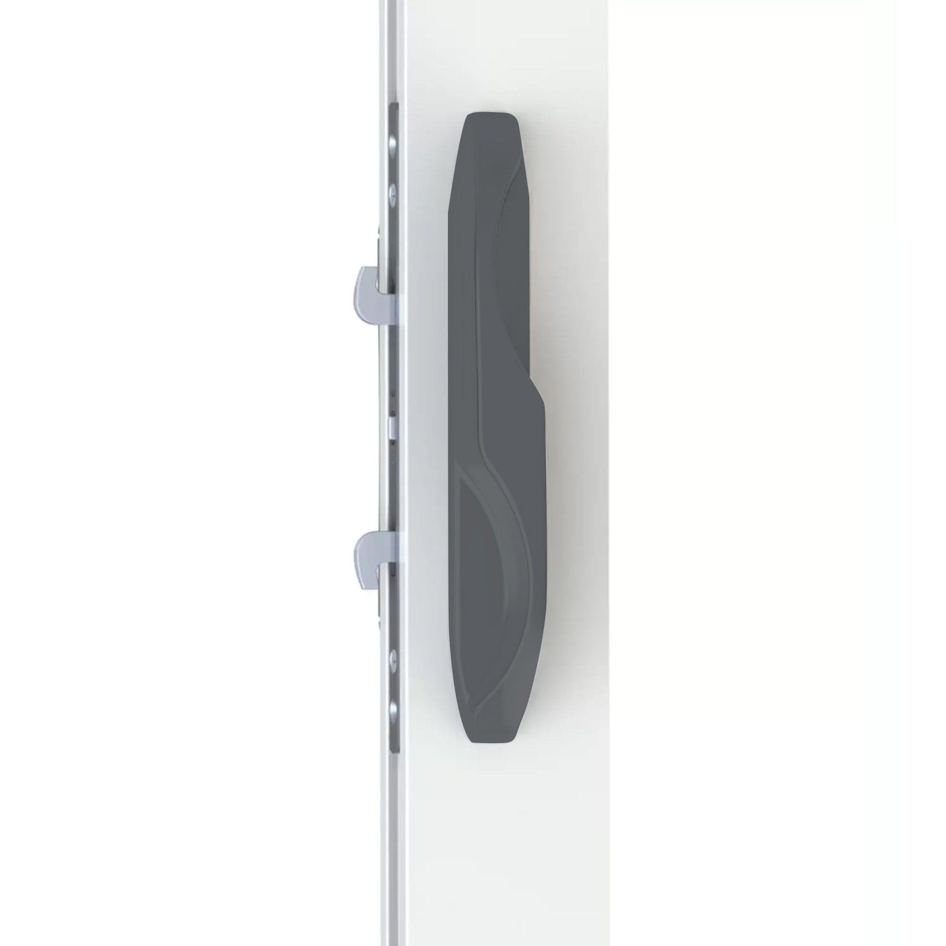 (DH-595-PEWTER-DARK-GREY) Interlock Intuition Sliding Door Handle Kit - Garage and Sliding Door Hardware
