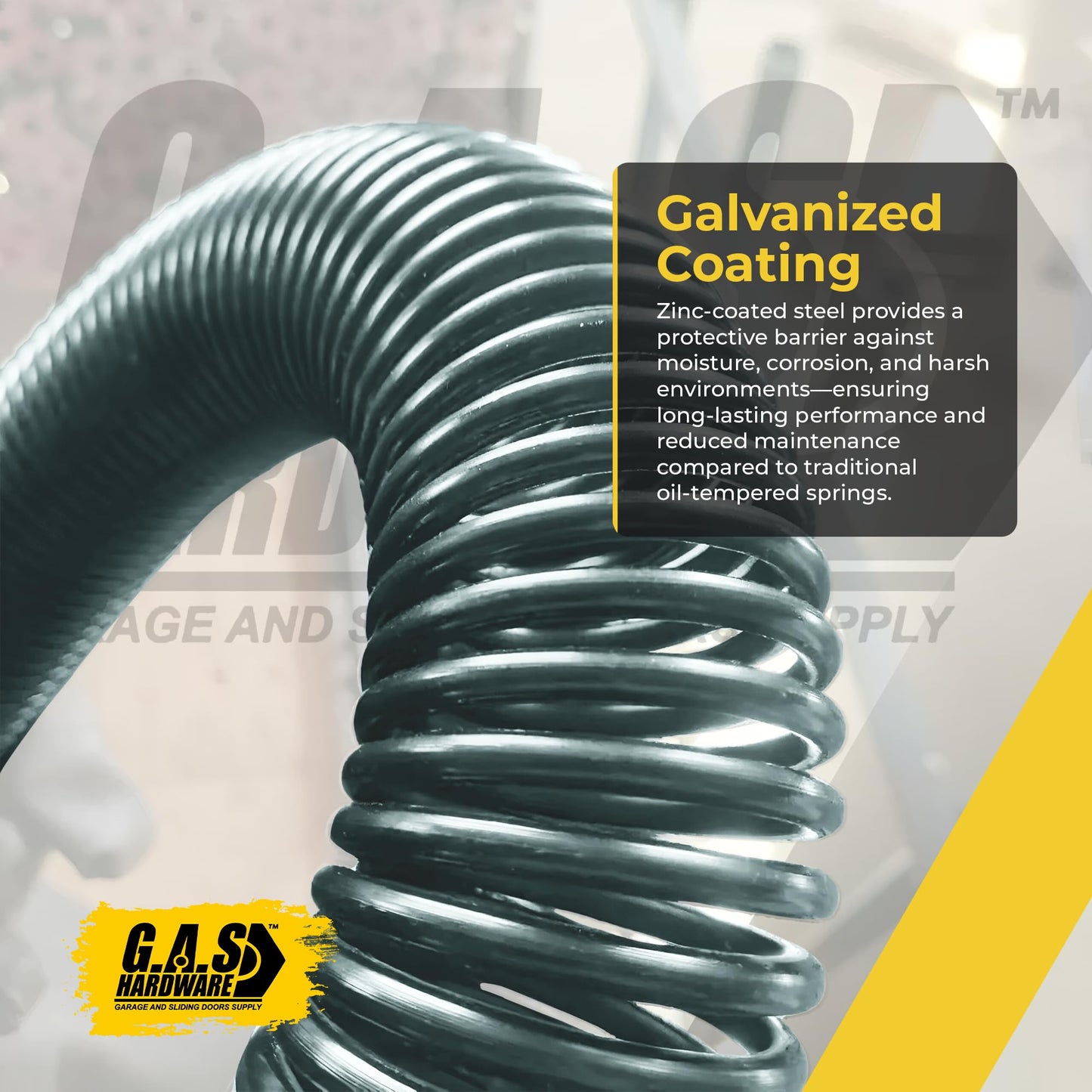 207x2x25 Galvanized Torsion Spring