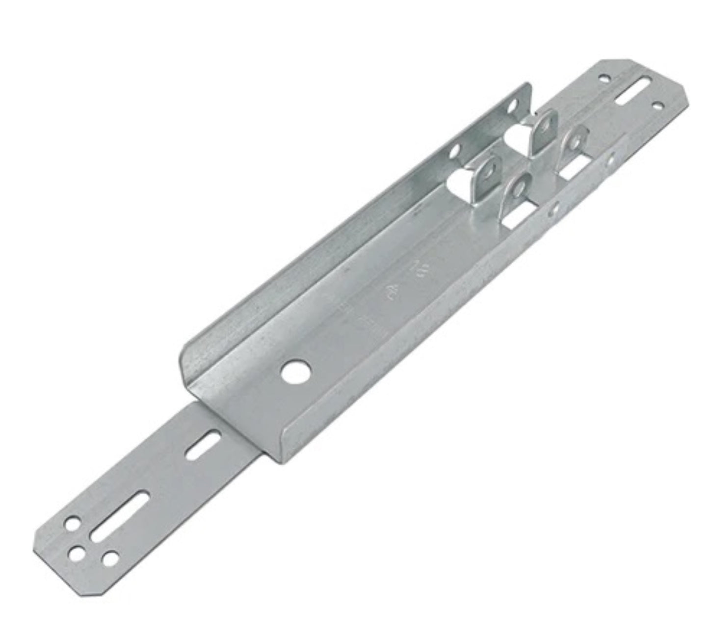Garage Door Operator Bracket Stability with 18-Inch Reinforcement Bracket | Galvanized Steel Top Strut Application | Bracket Replacement for Garage Door Repair - Garage and Sliding Door Hardware