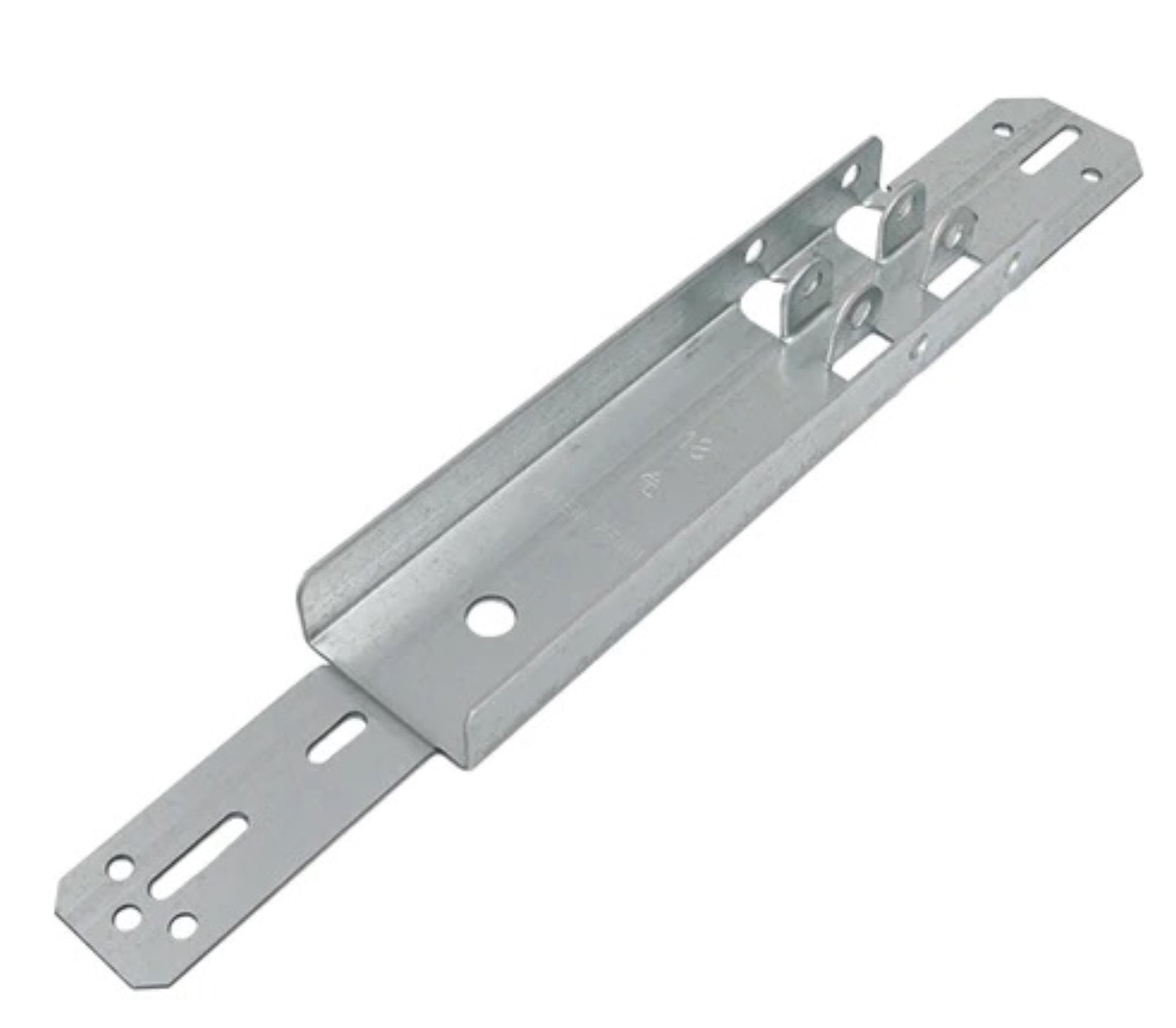 Garage Door Operator Bracket Stability with 18-Inch Reinforcement Bracket | Galvanized Steel Top Strut Application | Bracket Replacement for Garage Door Repair - Garage and Sliding Door Hardware
