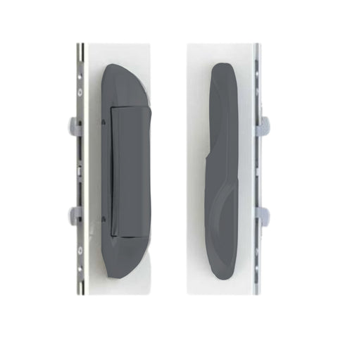 (DH-595-PEWTER-DARK-GREY) Interlock Intuition Sliding Door Handle Kit