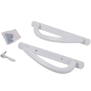 10" Amesbury Sliding Patio Door Handle with 3-15/16" Hole Spacing - Garage and Sliding Door Hardware