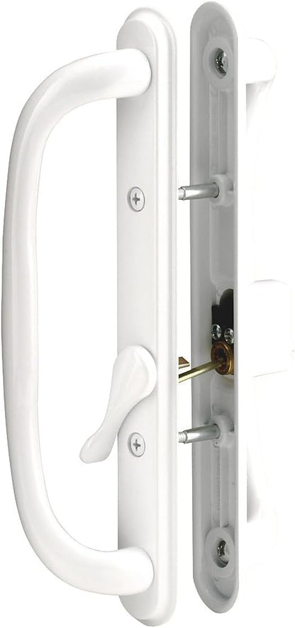 DH-341 Truth Sliding Patio Door Handle Set, 3-15/16" Hole Spacing, Offset Latch w/ Key - Garage and Sliding Door Hardware
