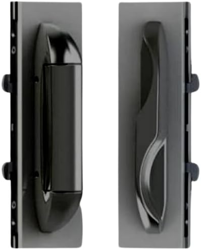 (DH-595-BLACK) Interlock Intuition Sliding Door Handle Kit, BLACK - Garage and Sliding Door Hardware