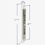 Sliding Door Interlock Slim Keeper 12-424B | Keeper Replacement for Patio Glass Door - Garage and Sliding Door Hardware