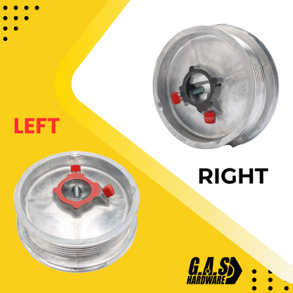 Overhead Garage Door Cable Drums Replacement for up to 8' High Door, Standard Lift, Pair (Left and Right) - Garage and Sliding Door Hardware