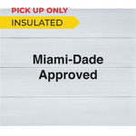 16' x 7' - Flush Panel - Insulated  Steel Back - Garage and Sliding Door Hardware