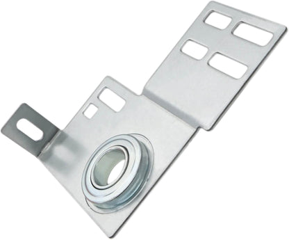 Garage Door End Bearing Flange Plates Bracket Pair Set | Brackets for 7 or 8 Feet Garage Door | Residential Brackets with Bearing - 3 3/8 Inch - 1 PAIR - Garage and Sliding Door Hardware