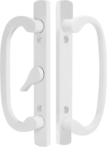 8.5" Legacy Sliding Patio Glass Door Center Latch Handle Set Replacement - Sash Controls 2265 -  3-15/16" Screw Hole Spacing Fits 1-1/4" to 2-1/4" Door Thickness