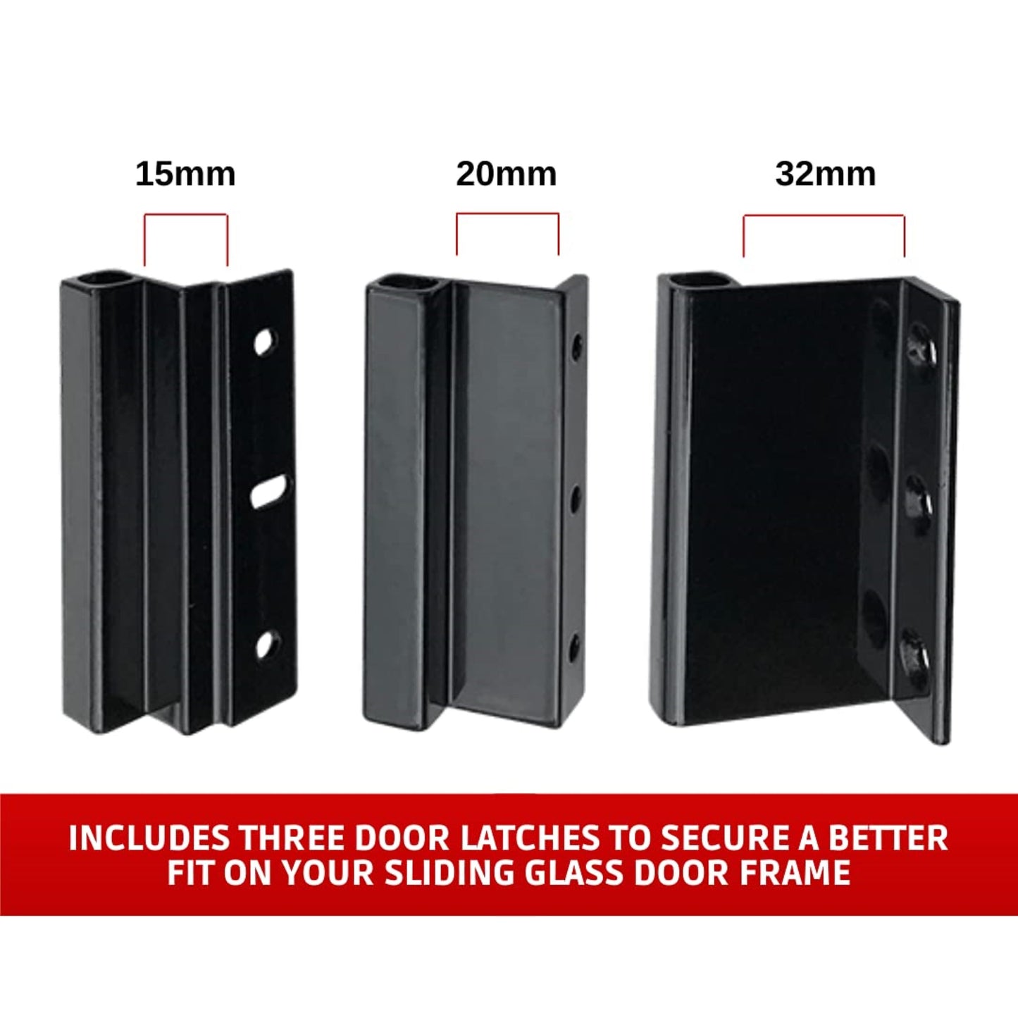 CAL - Double Bolt Lock - Sliding Glass Door Lock - Garage and Sliding Door Hardware