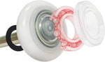 Premium 2" Sealed 11 Ball-Bearing Nylon Wheel Garage Door Rollers 7" Stem | Roller Replacement for Garage Door Repair Hardware