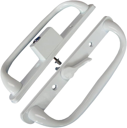 10" Olympus Sliding Patio Door Handle Set Replacement with Keys, 3-15/16" Hole Spacing, Fits 1-1/4" to 2-1/4" Door Thickness - Garage and Sliding Door Hardware