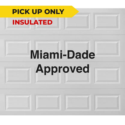 16' x 7' - Short Panel - Insulated  Steel Back - Garage and Sliding Door Hardware