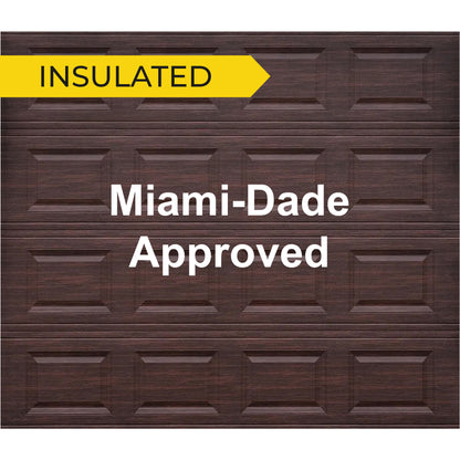 16' x 7' - Short Panel - Insulated  Steel Back - Garage and Sliding Door Hardware