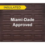 16' x 7' - Short Panel - Insulated  Steel Back - Garage and Sliding Door Hardware