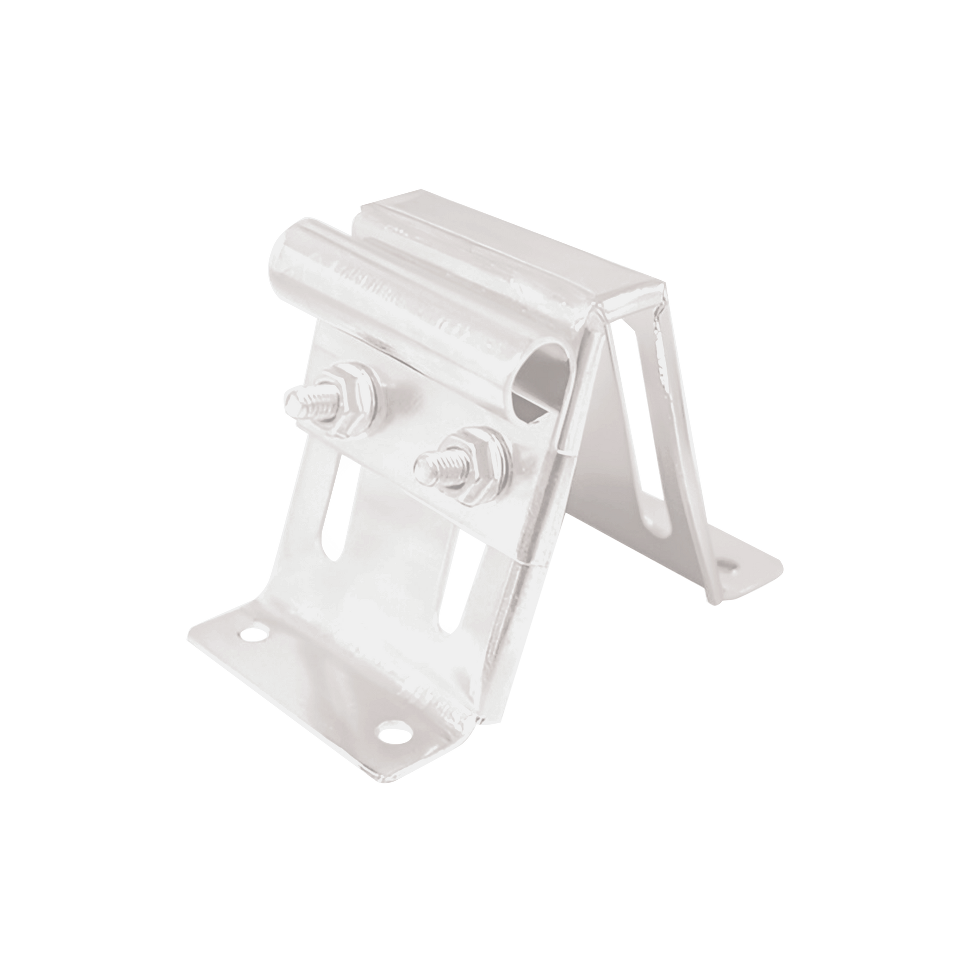 White Series Junior Adjustable Top Fixture, Universal - Garage and Sliding Door Hardware