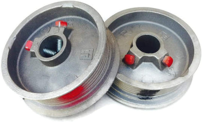 Overhead Garage Door Cable Drums Replacement for up to 8' High Door, Standard Lift, Pair (Left and Right) - Garage and Sliding Door Hardware