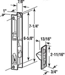 Sliding Glass Patio Door Handle Set, Flush Mount, Non-Keyed, 6-5/8" Screw Holes | Sliding Door Handle Replacement Hardware Repair Fix Sliding Door (DL-502)