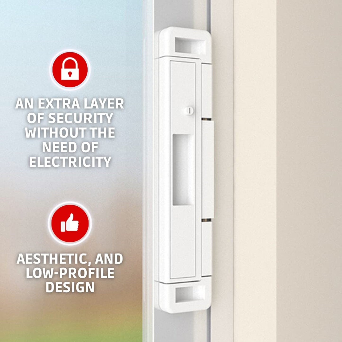 CAL - Double Bolt Lock - Sliding Glass Door Lock - Garage and Sliding Door Hardware