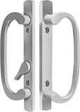 Sliding Patio Door Handle Set Sash Controls 2265- OFFSET (Brushed Chrome)