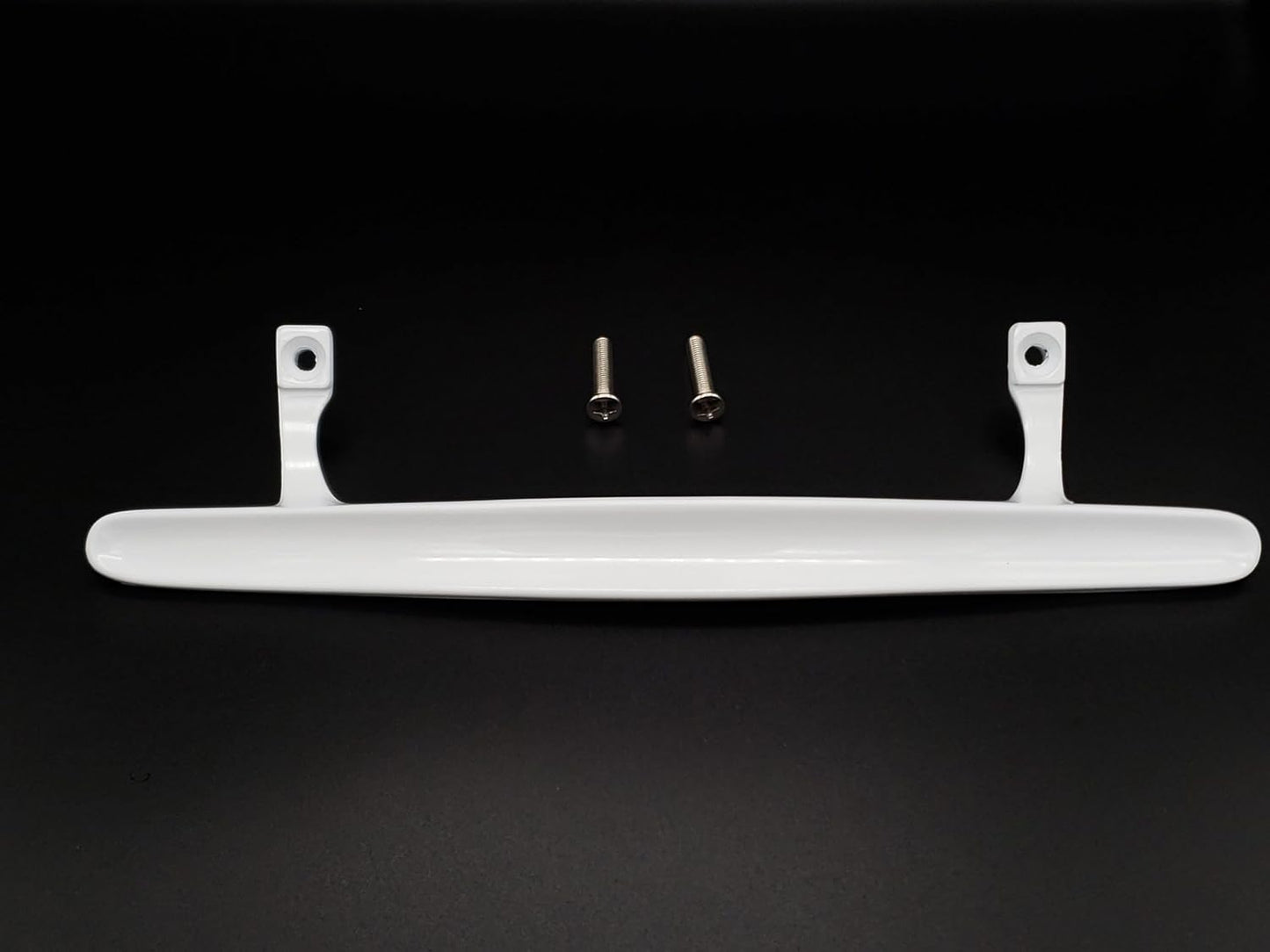 (DH-103-W) Pull Handle for Sliding Doors, 6-5/8" Hole Space - White - Garage and Sliding Door Hardware