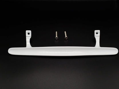 (DH-103-W) Pull Handle for Sliding Doors, 6-5/8" Hole Space - White - Garage and Sliding Door Hardware