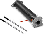 2 Pack 18 Inch Winding Rods for Garage Torsion Springs Repair Replacement, 0.5inch Diameter Steel Winding Bars for Adjusting or Replacing Garage Door Tension Springs with Rubber Handle