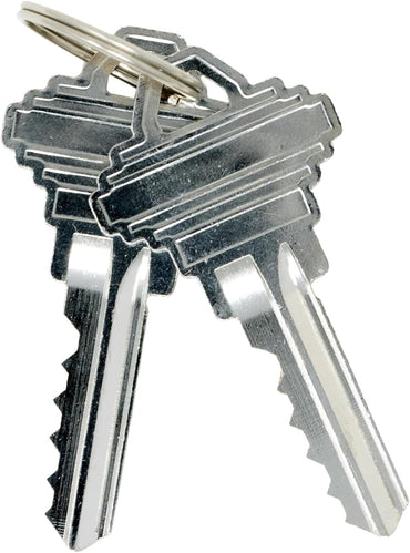 Storefront 1-1/8 in. Mortise Deadlock Function Door Lock  and Cylinder with Keys Set for Adams Rite Type Storefront Door in Zinc and Aluminum White Finish - Garage and Sliding Door Hardware