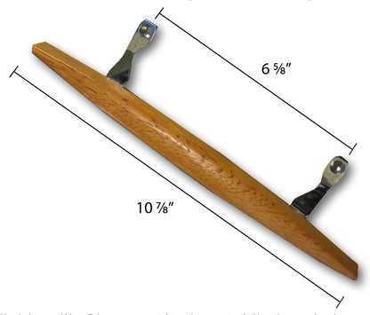 Canoe Style Wooden Sliding Door Handle | Stylish Sliding Glass Patio Door Handle Replacement Door Hardware and Repair | Door Handle Replacement - Garage and Sliding Door Hardware