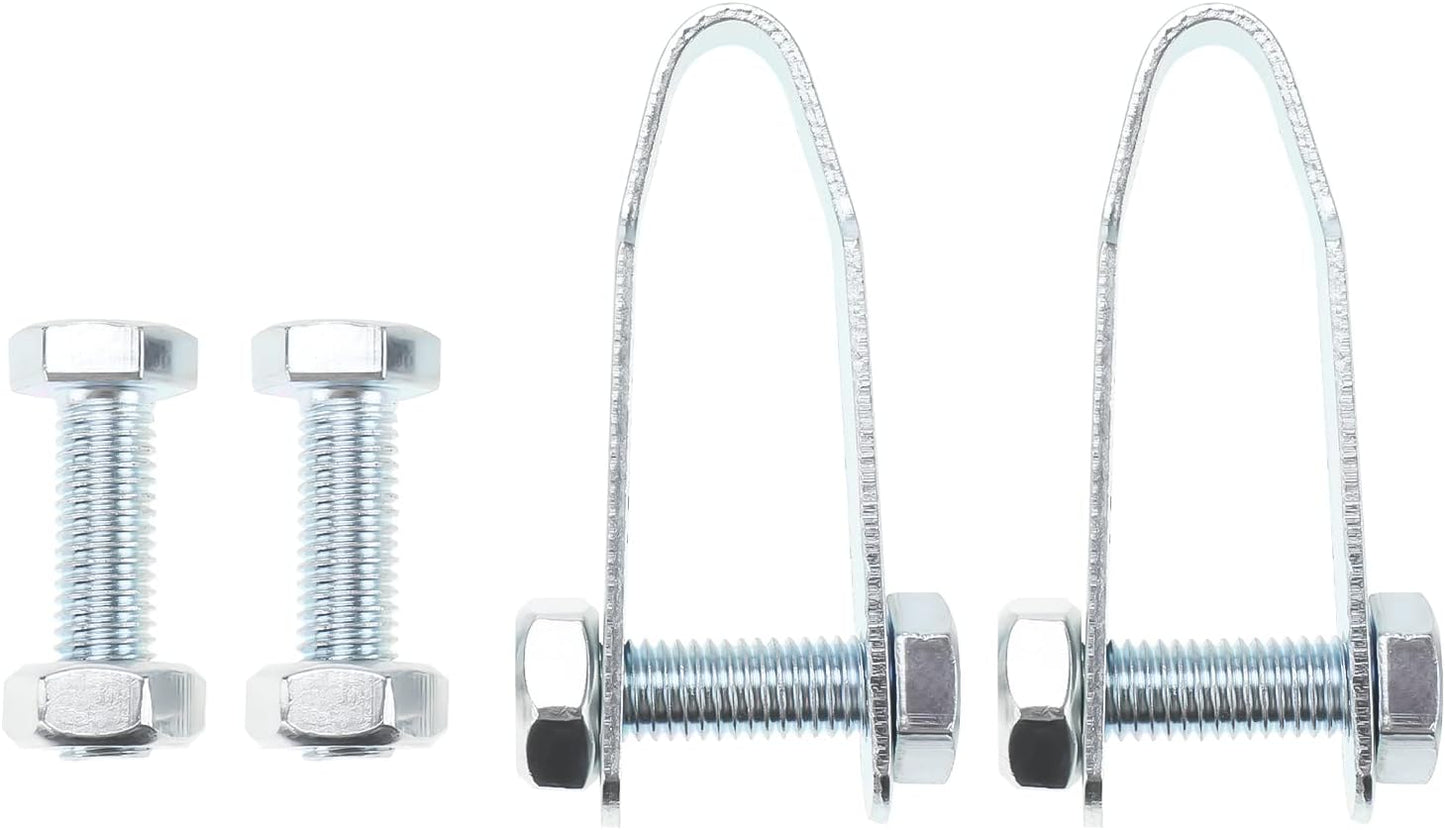 Garage Door Extension Bundle Kit For 8’ Feet Door - Pulleys, Bolts, Nuts, Washers, S Hooks, Clevis Fork, Eye Bolts, Cables - Garage and Sliding Door Hardware