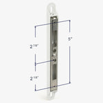 Sliding Door Interlock Slim Keeper 12-424B | Keeper Replacement for Patio Glass Door - Garage and Sliding Door Hardware