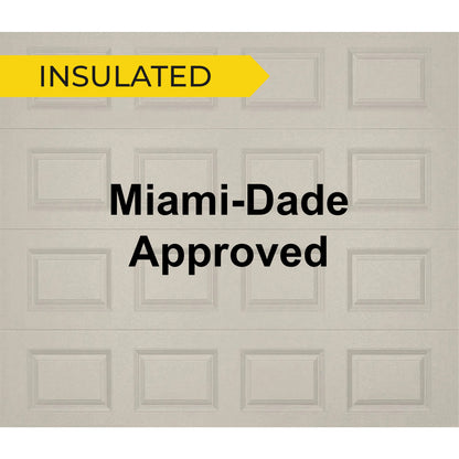 16' x 7' - Short Panel - Insulated  Steel Back - Garage and Sliding Door Hardware