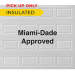 16' x 7' - Short Panel - Insulated  Steel Back - Garage and Sliding Door Hardware