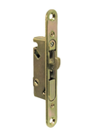 Sliding Glass Door Replacement Mortise Lock with Adapter Plate, 4-5/8” Screw Holes, 45 Degree Keyway- Fix and Repair Glass Door Mortise Locking Mechanism