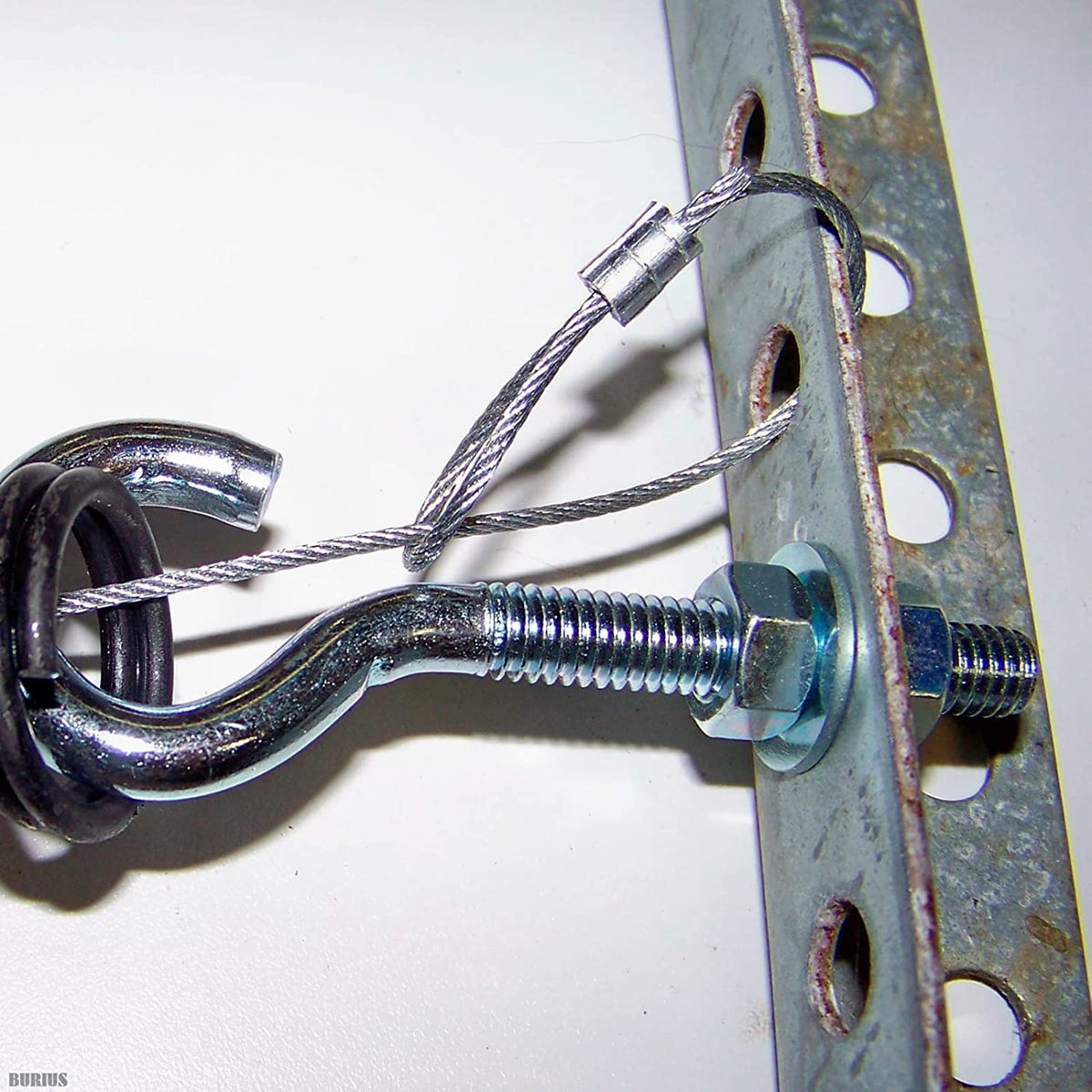 8 ft. High Extension Spring Cable Assembly | Garage and Sliding Door ...