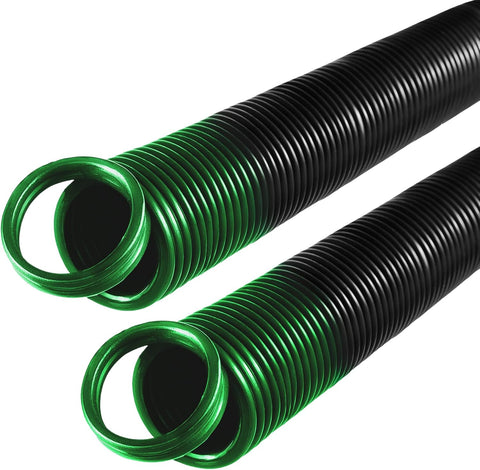 120 lb. Heavy-Duty Double-Looped Garage Door Extension Spring (2-Pack) - GREEN | Springs for Garage Door Hardware Repair