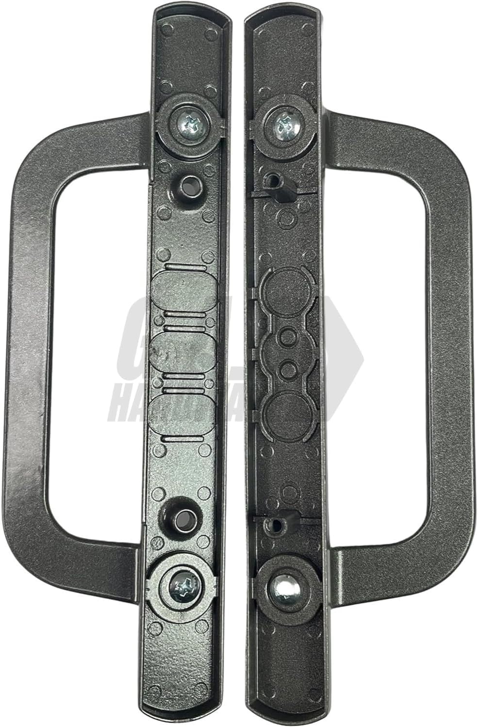 (DH-210-B) PGT Handle Replacement for Sliding Doors, 3-15/16" Hole Space- Bronze - Garage and Sliding Door Hardware