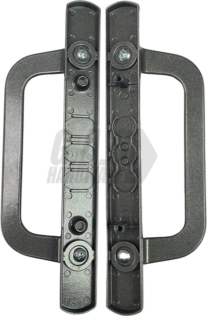 (DH-210-B) PGT Handle Replacement for Sliding Doors, 3-15/16" Hole Space- Bronze - Garage and Sliding Door Hardware