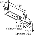 (DR-253-SS) RC Aluminum Tandem Roller for Sliding Glass Doors