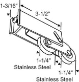 (DR-253-SS) RC Aluminum Tandem Roller for Sliding Glass Doors