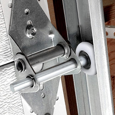 Premium 2" Sealed 11 Ball-Bearing Nylon Wheel Garage Door Rollers 4" Stem | Roller Replacement for Garage Door Repair Hardware - Garage and Sliding Door Hardware