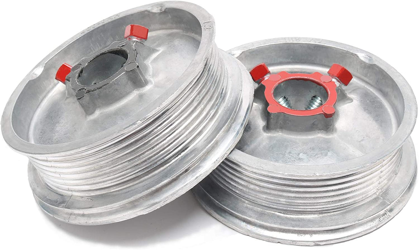Overhead Garage Door Cable Drums Replacement for up to 8' High Door, Standard Lift, Pair (Left and Right) - Garage and Sliding Door Hardware