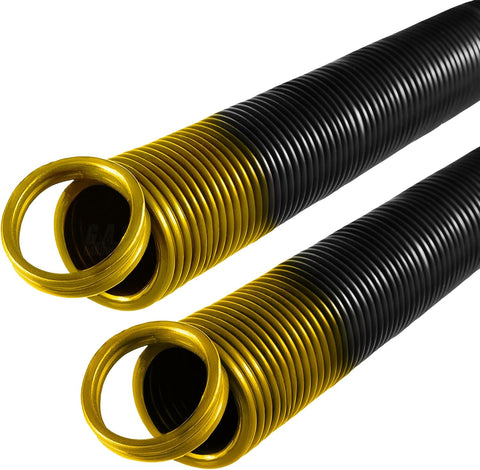 180 lb. Heavy-Duty Double-Looped Garage Door Extension Spring (2-Pack) - GOLD | Springs for Garage Door Replacement Hardware Repair