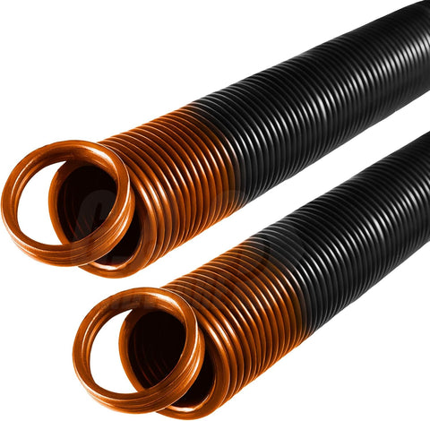 170 lb. Heavy-Duty Double-Looped Garage Door Extension Springs Replacement (2-Pack) - ORANGE | Springs for Garage Door Repair | Garage Hardware