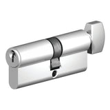 Interlock Key Cylinder with Thumbturn - Garage and Sliding Door Hardware