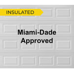 16' x 7' - Short Panel - Insulated  Steel Back - Garage and Sliding Door Hardware