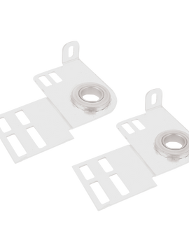 White Series Garage Door Heavy Duty End Bearing Flange, Side Bracket