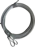 Garage Door Extension Spring Cable Wire - Home Safety Cable 8' Garage Door Opener Extension Steel Cable Garage Door Springs Pair 13’ - Roll Up Door Opener Garage Door Spring Replacement Extension Cable