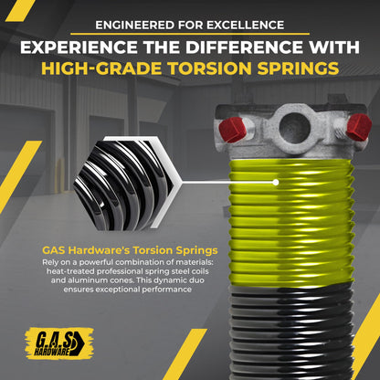 207 x 1.75 x 25 Garage Door Torsion Spring - Garage and Sliding Door Hardware